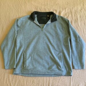 St. John's Bay Men's Half Zip Fleece Size L
